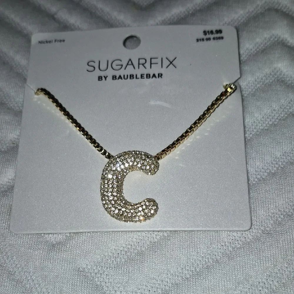 Sugarfix Baublebar Letter C Studded Necklace - New